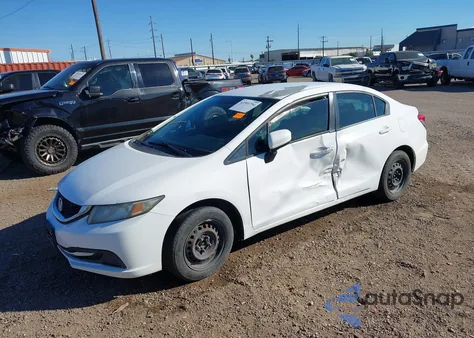 2015 Honda Civic Lx from USA, damaged, VIN 19XFB2F52FE009804